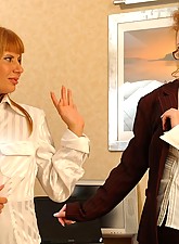 Secretary in Stockings photo 1 of 6