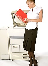 Secretary in Stockings photo 5 of 6